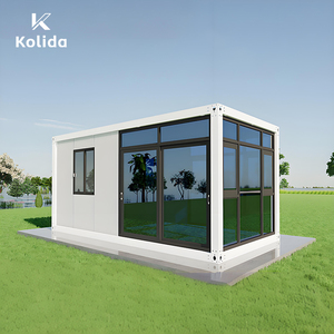 Kolida hiện đại không thấm nước Gấp thiết kế hiện đại nhỏ vật liệu thép phẳng <span class=keywords><strong>container</strong></span> nhà cho các trường học siêu thị phòng tắm - Product Image 5