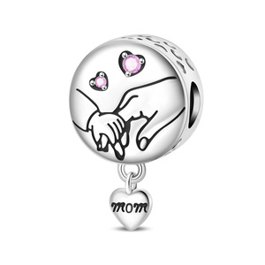 <b>Cute</b> white brass heart shaped pendant a religious Catholic gift for mothers suitable for both men and women - Product Image 4
