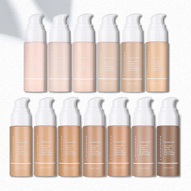 Europese Amerikaanse Hot Selling Make-Up Vloeibare Foundation Gespecialiseerde Olie Controle Waterdichte Matte Smet Cover Cream Concealer