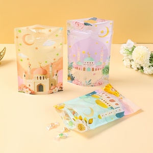 Bolsa con Cierre Hermético y Asa, Personalizada, Mate, Colorida, <span class=keywords><strong>de</strong></span> Grado Alimenticio, Reciclable, para Envasado <span class=keywords><strong>de</strong></span> Dulces y Bocadillos - Product Image 3