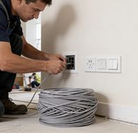 Nueva llegada Cat6 305m nuevo Pvc CABLE CAT6 Ftp Ethernet Cable enrollado blindado Lan Utp Sftp 57mm 4pr alta calidad