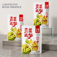 Vente en gros de pousses de bambou Gongcai du Guizhou, soupes aigres, snacks croquants marinés, emballage personnalisé, export alimentaire