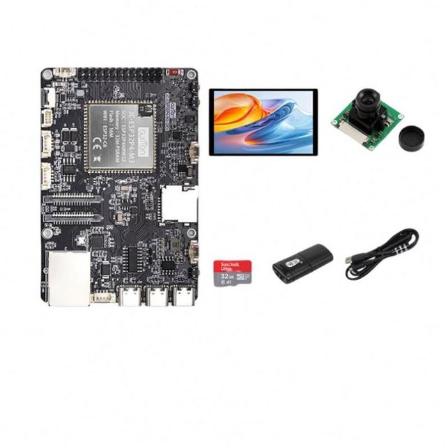 ESP32P4 Development Board Integrated JC ESP32P4 M3 C6 Core Module Dual-core WiFi6 ESP32P4 10.1-inch DSI Touch Screen Kit