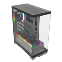 Torre Completa, la Más Popular, de Alta Calidad, con Vista al Mar, con Tira de Luces RGB, PC para Juegos, Escritorio, ATX/MATX, Caja de Ordenador para Gamers y Torres