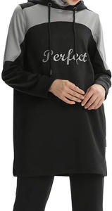 เสื้อฮู้ดดี้สีสันสดใสสำหรับผู้หญิงไซส์ใหญ่ ปักลาย ชุดวอร์มผ้าฟลีซสำหรับฤดูหนาว สีสันปรับแต่งได้ ผลิตจากโพลีเอสเตอร์/คอตตอน ชุดลำลองแบบเต็มตัว - Product Image 5