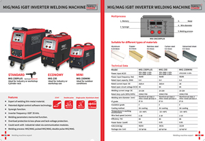 เครื่องเชื่อม <span class=keywords><strong>MIG</strong></span>/MAG INVERTER,เครื่องเชื่อม <span class=keywords><strong>MIG</strong></span> และ FLUX-CORED ของช่างเชื่อมปี <span class=keywords><strong>MIG</strong></span>-230PLUS - Product Image 6