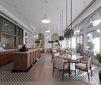 Meubles de Restaurant personnalisés, Design d'intérieur moderne de café, Bar, comptoir de café