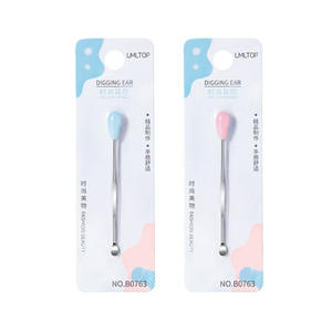 Limpiador de oídos de acero inoxidable LMLTOP B0763, forma de cuchara delgada, seguro para la limpieza de oídos. - Product Image 5