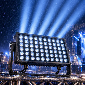 Luz LED para Exteriores, 600W, 60x10W, RGBW 4 en 1, IP65, Arquitectónica, DMX512 - Product Image 4
