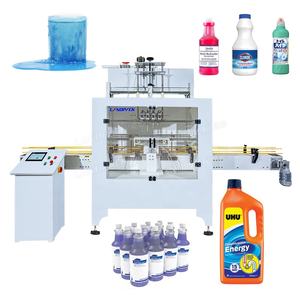 Machine <span class=keywords><strong>de</strong></span> remplissage <span class=keywords><strong>de</strong></span> liquide chimique (javel, acide, HCl, nettoyant pour toilettes) à pompe linéaire entièrement automatique industrielle, haute précision - Product Image 1