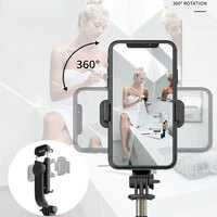 Q03 Perche à selfie multifonction légère en aluminium tout-en-un, perches à selfie extensibles, design compact