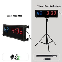 Jam Digital olahraga latihan Interval multifungsi waktu hitung mundur negara Fitness Gym LED terlaris