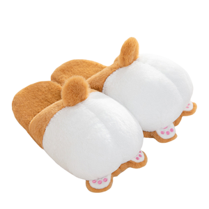 Chaussons amusants pour gros chiens Corgi Chaussons d'intérieur chauds <span class=keywords><strong>en</strong></span> coton Vente <span class=keywords><strong>en</strong></span> gros <span class=keywords><strong>Grossiste</strong></span> de <span class=keywords><strong>chaussures</strong></span> souples durables personnalisées - Product Image 4