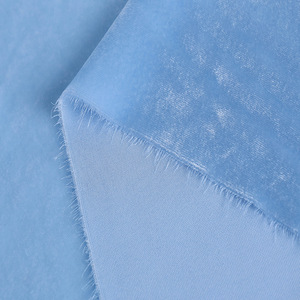 Vente en gros de tissu de velours de <span class=keywords><strong>soie</strong></span> lourd noir uni coloré multicolore pour les fabricants de vêtements prix <span class=keywords><strong>au</strong></span> mètre - Product Image 5