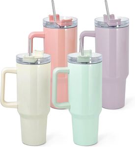 Vaso Térmico 2026 de 40oz con Tapa a Rosca Antiderrames para Vasos de Viaje de Acero Inoxidable - Product Image 1