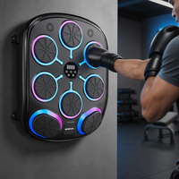 Machine d'entraînement électronique intelligente Music Boxing Wall Target pour la maison, avec huit cibles pour le fitness de réaction