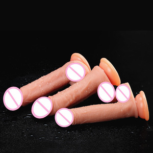 Boutique de gode populaire vagin anal doux gode artificiel masturbateur féminin manuel double couche tige de massage en silicone liquide - Product Image 3