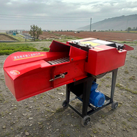 Machine Offre Spéciale de coupeur de paille avec l'alimentation des animaux de vache et de moutons de moteur diesel/électrique