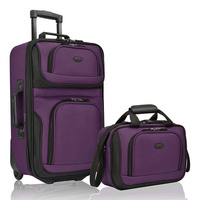 Ensemble de bagages de voyage à roulettes extensibles en polyester écologique, sac de voyage à 2 roues, sac de sport, ensemble de bagages de luxe moderne unisexe