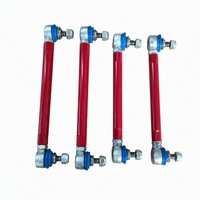 Kit de 4 barres de liaison réglables avant et arrière pour Jeep Wrangler, tube en acier personnalisé, pièces de rechange pour SUV tout-terrain