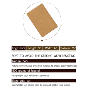 Corcho de <span class=keywords><strong>madera</strong></span> ecológico, equipo de Pilates, <span class=keywords><strong>bloque</strong></span> de <span class=keywords><strong>Yoga</strong></span>, venta al por mayor - Product Image 6
