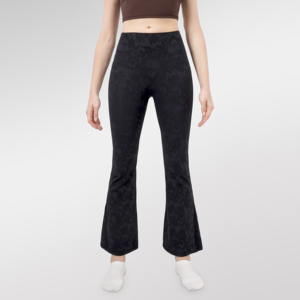 Leggings de sport et yoga personnalisés, sans couture, taille haute, effet push-up, légers, pour l'entraînement, OEM - Product Image 1