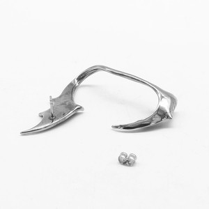 yunnique Dragon Wing <b>Cuff</b> <b>Earrings</b> Stainless Steel Single Ear Clip For Non-Pierced Ears Fashion Jewelry - Product Image 3