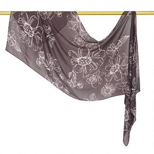 Hijabs 2026 de haute qualité en modal 40s, imprimés numériquement double face, motifs léopard et camouflage, avec nœuds, style bohème, pour toutes les saisons, décontractés et doux pour la peau - Product Image 3