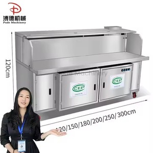 Filtration <span class=keywords><strong>multicouche</strong></span> Purificateur de barbecue Hepa Charbon actif Charbon de bois sans fumée Barbecue Grill Barbecue sans fumée Table - Product Image 1