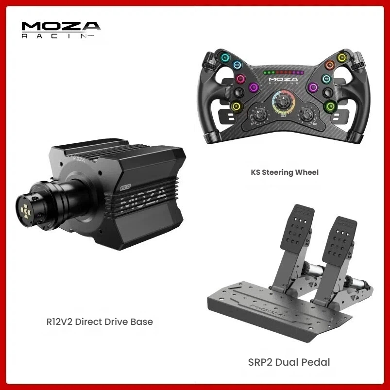 Black-R12 V2 + KS + SRP2 แป้นเหยียบ 2 ชิ้น