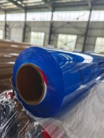 Rouleau de film plastique en pvc souple transparent, m de long pour la fabrication de sacs
