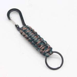 Hot Sale Heavy Duty Paracord Keychain Carabiner Clip Braided Lanyard for Keys <b>Backpack</b> Camping Hiking Outdoor Gear RTS - Product Image 3