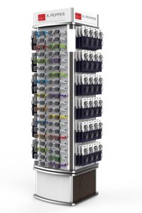 4 bên xoay dao hiển thị kính mắt kính mát hiển thị Giá cửa hàng quang học Kính mắt hiển thị đứng - Product Image 6