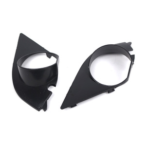 Encadrements de feux antibrouillard noirs en plastique ABS pour BMW Série 5 E60M, pare-chocs avant, grille inférieure, paire gauche et droite - Product Image 2