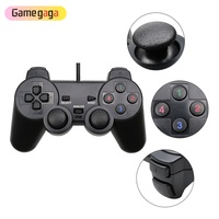 Gamgaga Manette de jeu filaire USB 2.0 avec moteur de vibration et câble de 1,5 m pour PC, ordinateur portable et jeux d'arcade