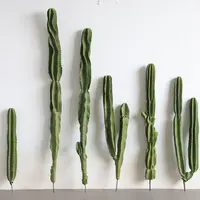 Cactus artificiale del Cactus di simulazione della pianta tropicale delle piante finte del Cactus di plastica della decorazione di Erevgreen dell'interno