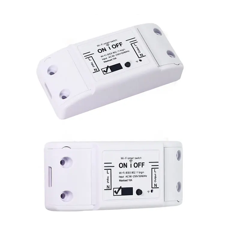 Interruptores inteligentes do temporizador do disjuntor funcionam com Wi-Fi Controle remoto sem fio Funciona Interruptor de luz