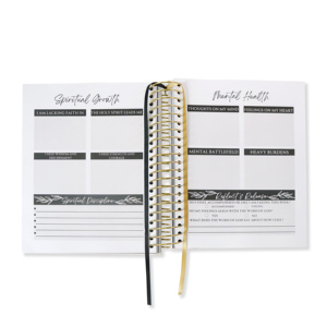 <span class=keywords><strong>Citas</strong></span> inspiradoras personalizables Afirmación bíblica Gratitud devocional Escritura Planificador Cuaderno Salud mental Diario <span class=keywords><strong>de</strong></span> oración B5 - Product Image 5