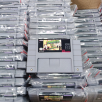 Cartouche de jeu vidéo 16 bits en anglais avec fonction de sauvegarde de la batterie, version américaine NTSC, jeux SNES pour cartouche Nintendo SNES
