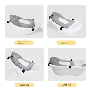 Matelas de bain flottant ergonomique en maille pour bébés, séchage rapide, support de douche pour nourrissons avec boucles de <span class=keywords><strong>fixation</strong></span> sécurisées - Product Image 2