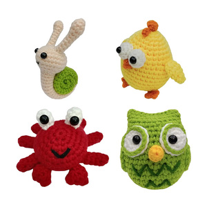Wholesale <b>Crochet</b> Snail DIY <b>Kit</b> for <b>Beginners</b> Handmade Fabric Crafts with Cartoon Flower Animal Styles Gift Ideas - Product Image 5