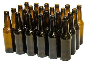 Botella de vidrio para bebidas de vino oscuro de alta calidad Botella de <span class=keywords><strong>cerveza</strong></span> de vidrio - Product Image 5