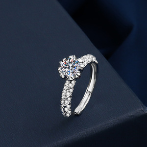 Châu Âu Mỹ của phụ nữ hợp thời trang có thể điều chỉnh đá quý vòng mới phong cách thời trang sáng tạo đồ trang sức - Product Image 3