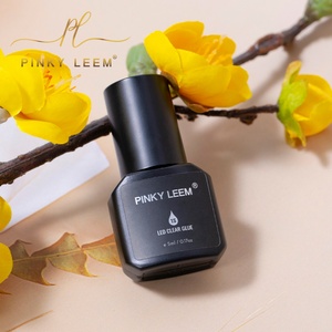 Pegamento para Pestañas con Luz LED de Marca Privada Pinky Leem, Nueva Tecnología LED, Adhesivo Negro para Extensión de Pestañas, Pegamento para Pestañas LED de 1 Segundo - Product Image 1