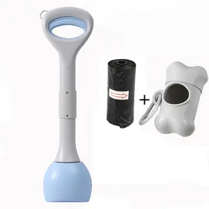 MMG Recém-chegados, limpador portátil de cocô para animais de estimação, scooper portátil para cães com sacos de cocô, scooper dobrável para cocô