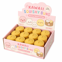 Vente en gros de jouets sensoriels anti-stress Kawaii Mochi Squishy Buns personnalisables avec logo, jouets à presser non toxiques en TPR en forme de animaux pour enfants et adultes