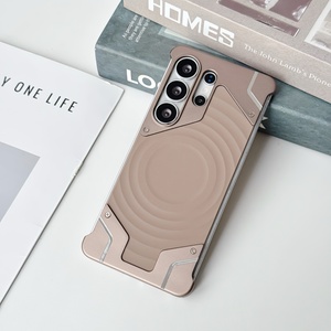 Nueva Funda Magnética con Panel Trasero Corrugado de Silicona para Samsung S26 S23 S24 S25 Ultra, Marco de Aleación de Aluminio, Resistente a Impactos - Product Image 6