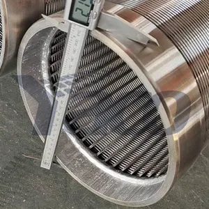 custom stainless steel wedge wire sieve johnson filter mesh for Drilling water Well