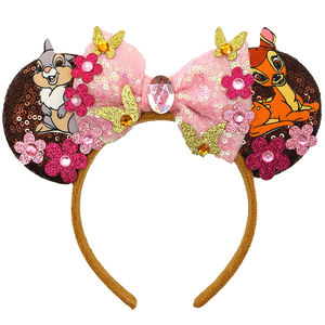 Cartoon Pailletten Maus Ohren Stirnband Anime Maus Ohren Stirnband für Frauen Mädchen Jungen Geburtstag Urlaub Party Kopf Dekorationen HB471 - Product Image 5