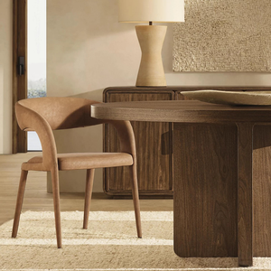 Sedia <span class=keywords><strong>da</strong></span> <span class=keywords><strong>Pranzo</strong></span> Moderna di Alta Qualità, Comoda Poltrona di Lusso <span class=keywords><strong>in</strong></span> <span class=keywords><strong>Pelle</strong></span> con Schienale Aperto per Hotel e Appartamenti - Product Image 4